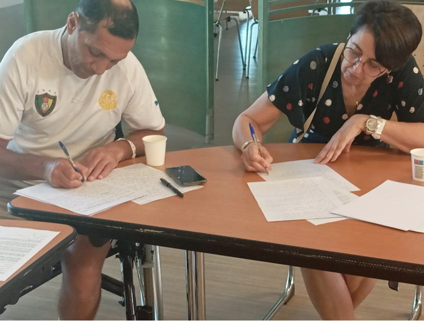 Atelier d’écriture — Centre des Massues