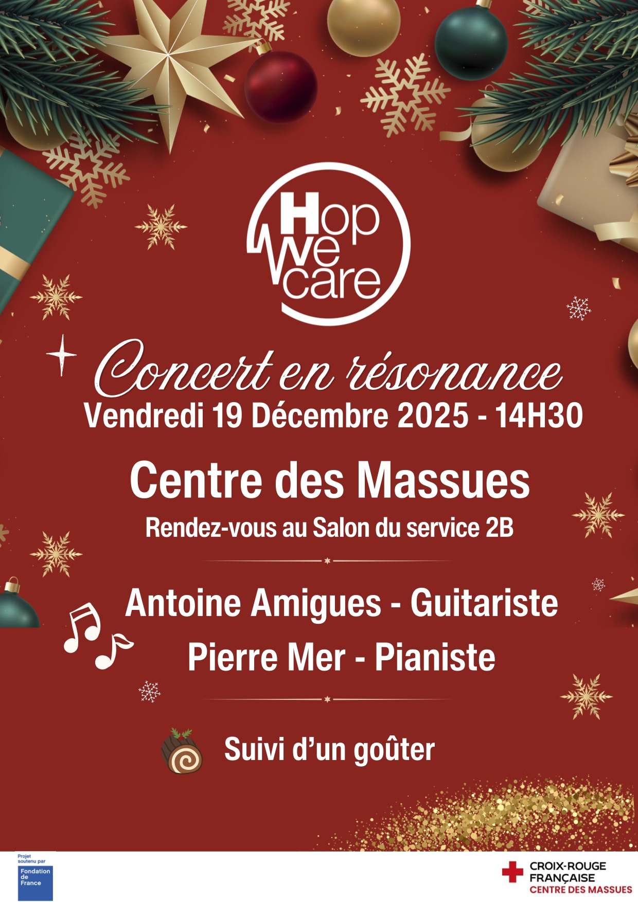 Affiche — Concert — EHPAD Centre des Massues