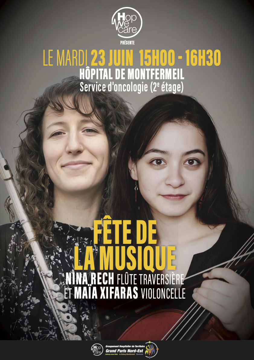 Affiche — Nina & Maïa — Hôpital de Montfermeil