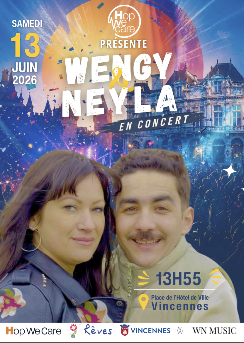 Affiche — Wenguy & Neyla — Mairie de Vincennes