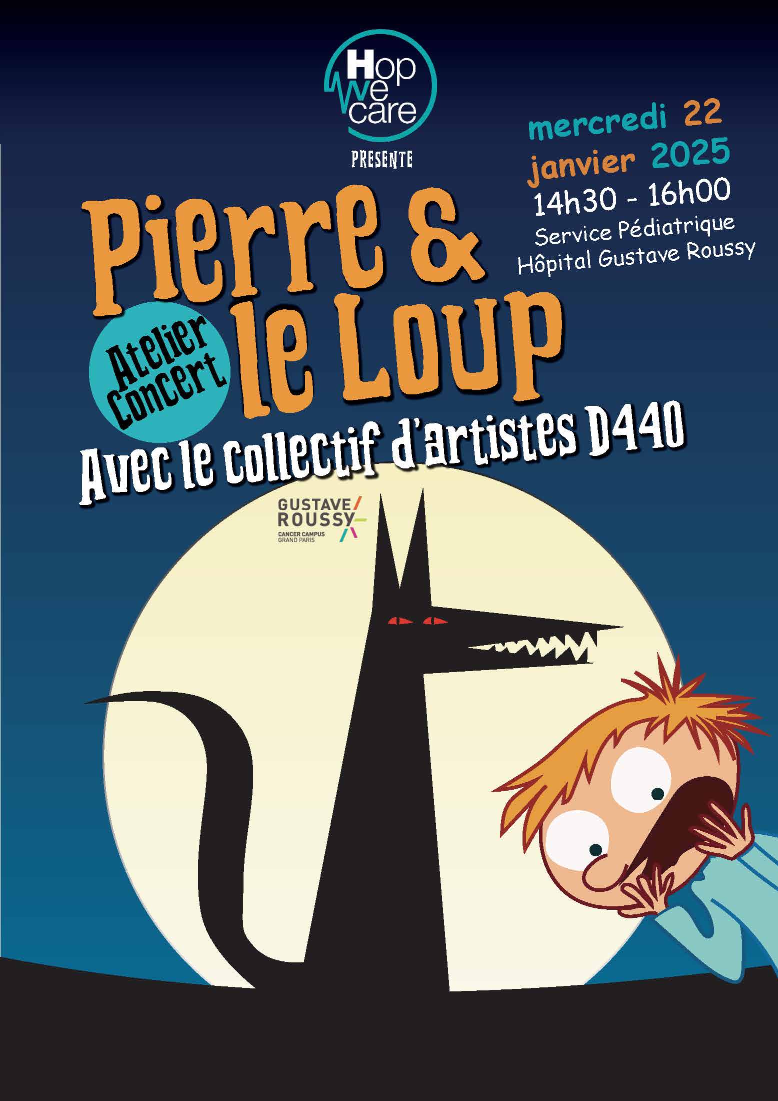 Affiche — Concert — Hôpital Gustave Roussy