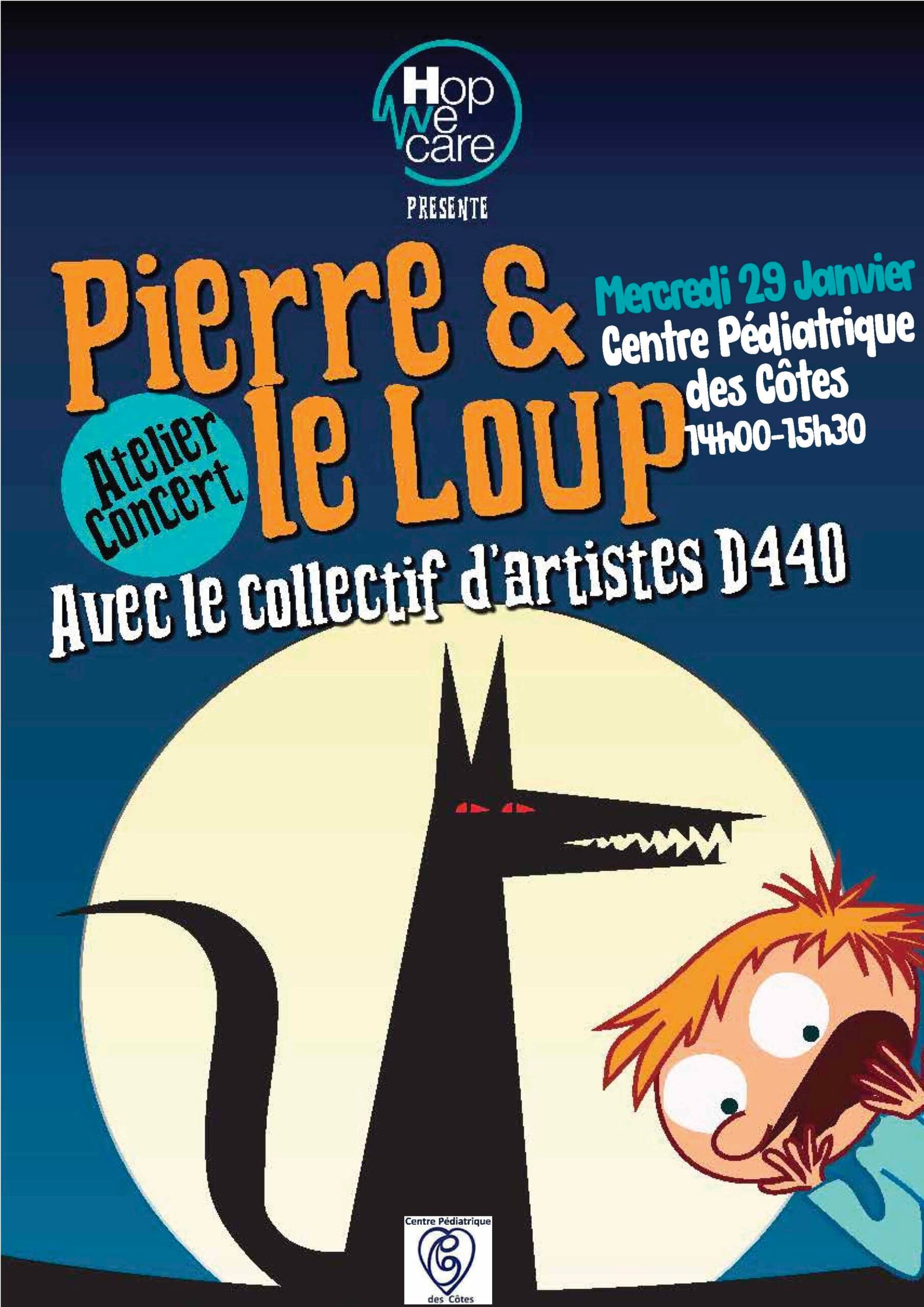 Affiche — Concert — Centre Pédiatrique des Côtes