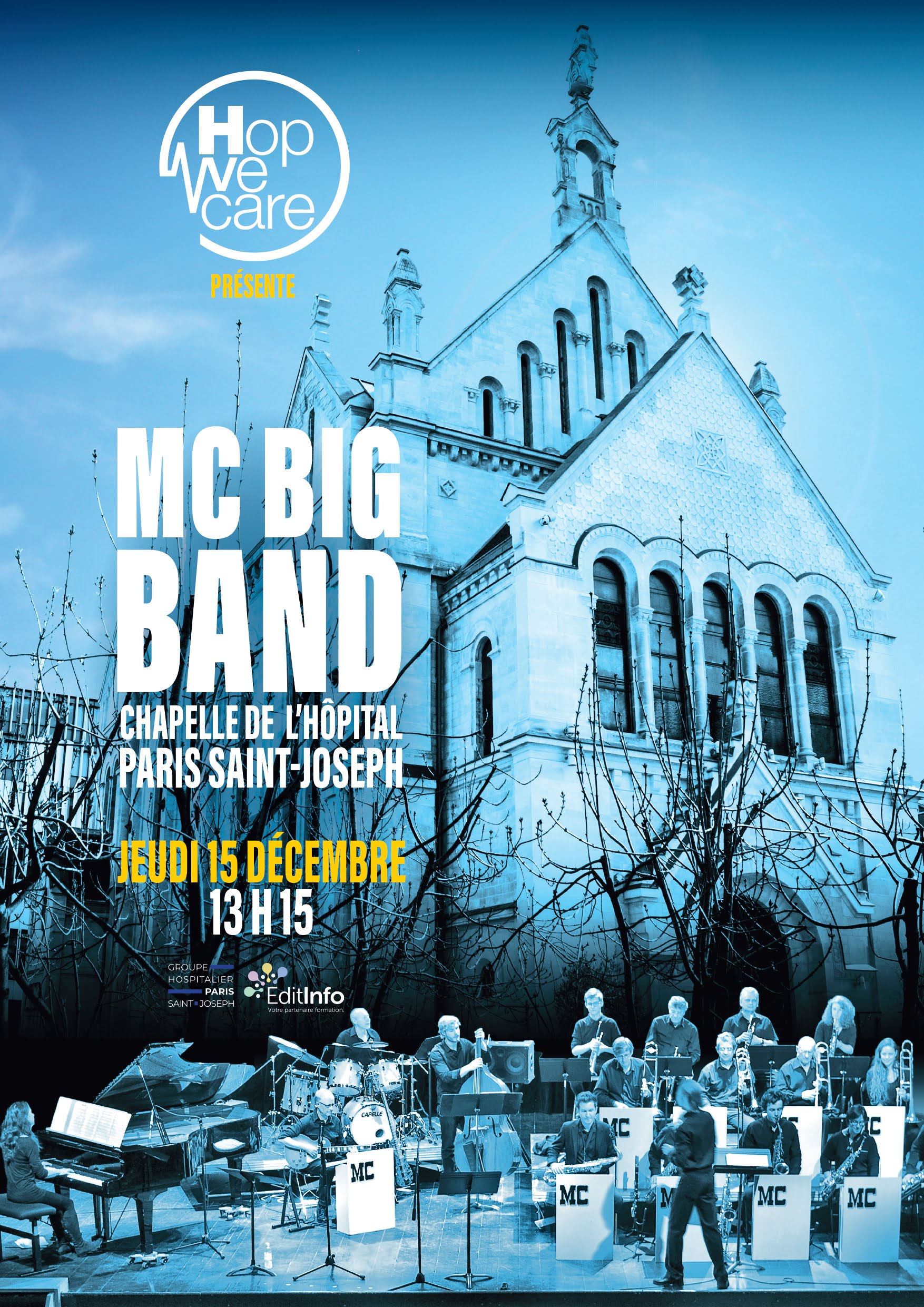 Affiche — Concert — Hôpital Paris Saint-Joseph